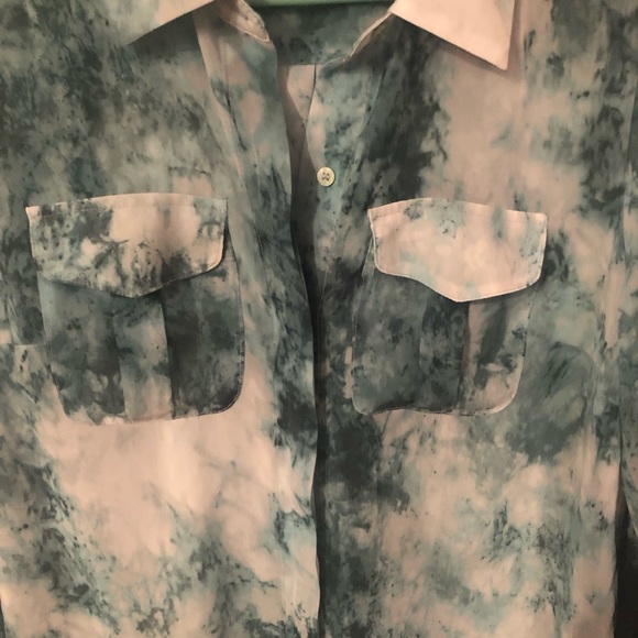 INC International Concepts Tie-Dye Button-Up Shirt - Picture 5 of 8
